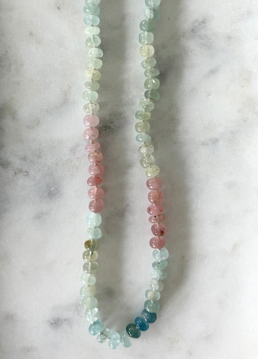 Morganite Gemstone Necklace  image 0