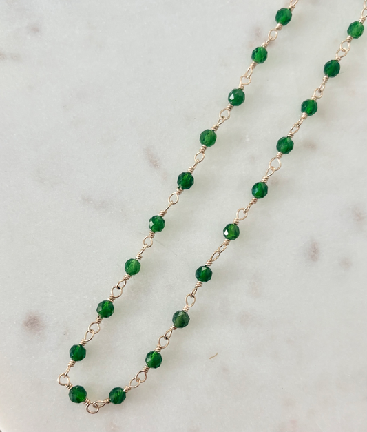 Gemstone Station Necklace  image 0